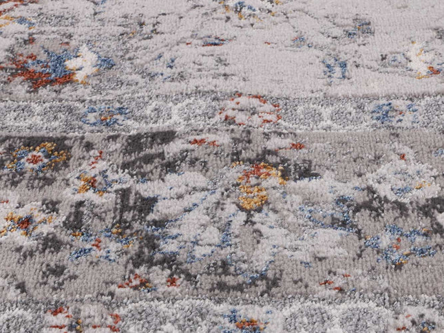 Porto Ava Ivory & Blue Traditional Rug