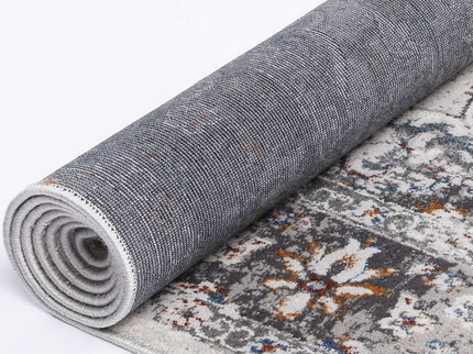 Porto Ava Ivory & Blue Traditional Rug