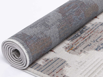 Porto Isabella Grey & Multi Geometric Rug