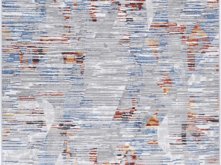 Porto Michael Grey & Multi Abstract Rug