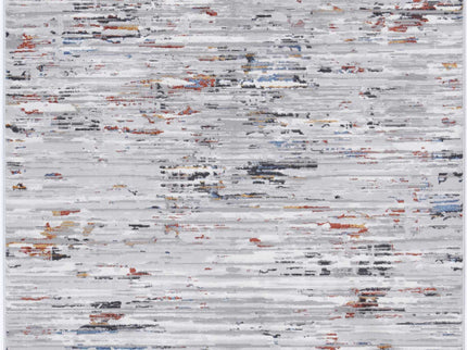 Porto Thomas Grey & Multi Abstract Rug