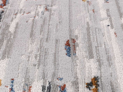 Porto Thomas Grey & Multi Abstract Rug