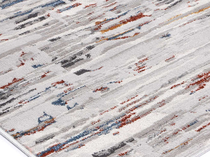 Porto Thomas Grey & Multi Abstract Rug