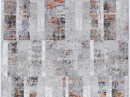 Porto Herman Grey & Multi Abstract Rug