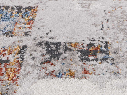 Porto Herman Grey & Multi Abstract Rug