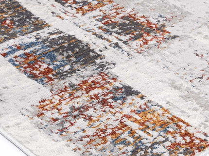 Porto Herman Grey & Multi Abstract Rug