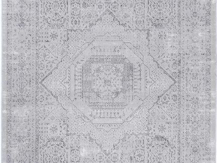 Porto Luna Cream & Grey Traditional Rug