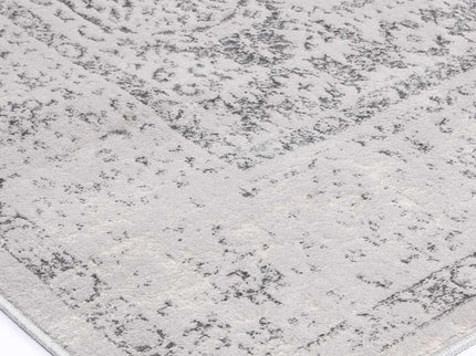 Porto Luna Cream & Grey Traditional Rug