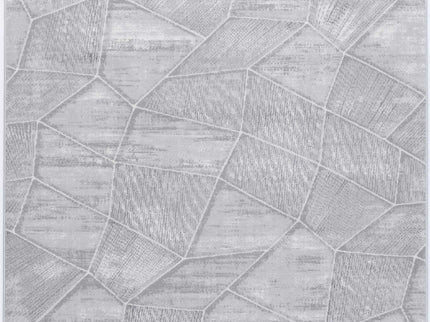 Porto Mason Grey Geometric Rug