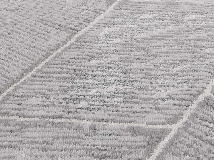 Porto Mason Grey Geometric Rug