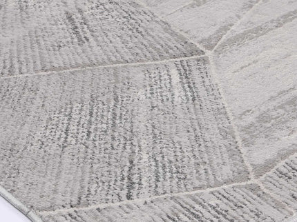 Porto Mason Grey Geometric Rug