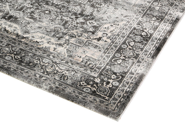 Prague Teresa Charcoal Traditional Rug
