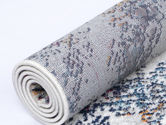 Provence Chiffa Cream Grey Transitional Rug - PROV01