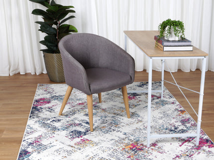 Provence Chiffa Cream Grey Transitional Rug - PROV01