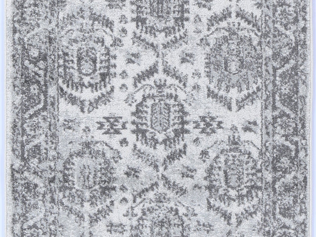 Provence Cosquer Cream Grey Traditional Rug - PROV03