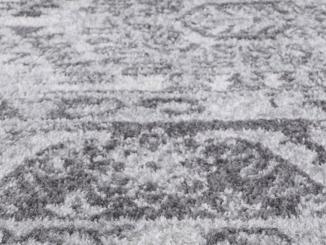 Provence Cosquer Cream Grey Traditional Rug - PROV03