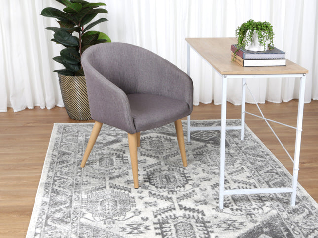 Provence Cosquer Cream Grey Traditional Rug - PROV03