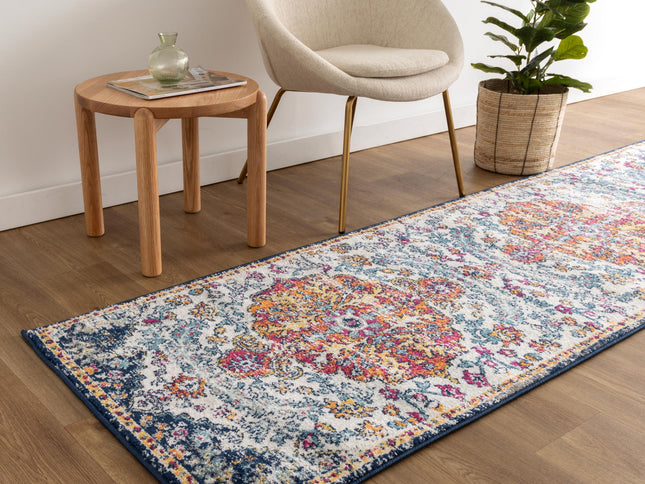 Provence Miliana Grey Blue Transitional Rug - PROV05