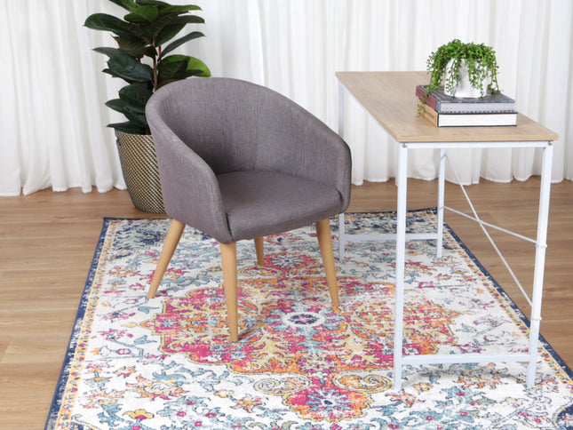 Provence Miliana Grey Blue Transitional Rug - PROV05