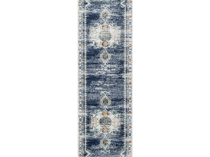 Provence Taza Blue Cream Transitional Rug - PROV06