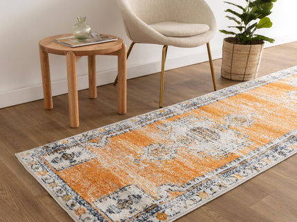 Provence Taza Terracotta Cream Transitional Rug - PROV07