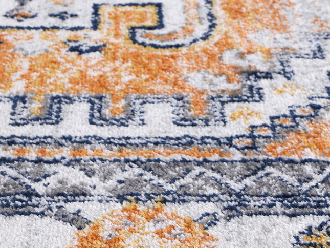 Provence Taza Terracotta Cream Transitional Rug - PROV07