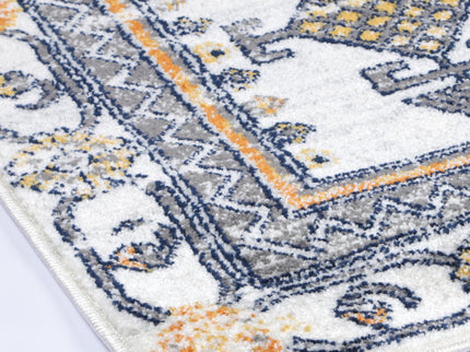 Provence Taza Terracotta Cream Transitional Rug - PROV07