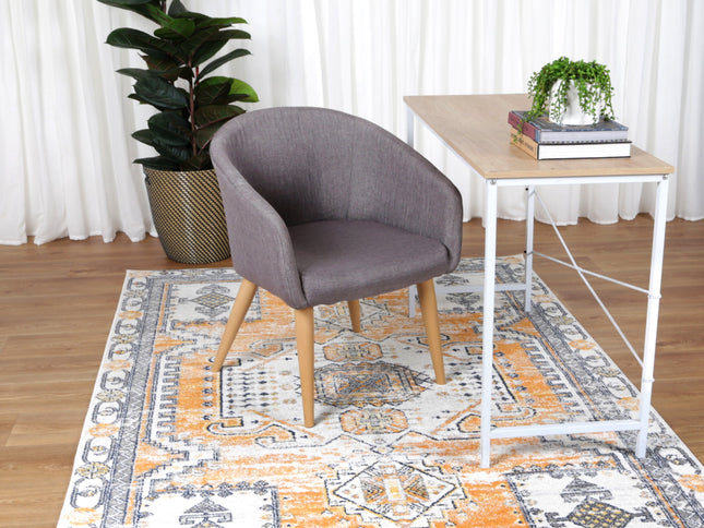 Provence Taza Terracotta Cream Transitional Rug - PROV07
