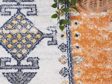 Provence Taza Terracotta Cream Transitional Rug - PROV07