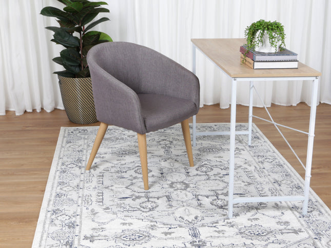 Provence Gaul Traditional Grey & Cream Rug – PROV08