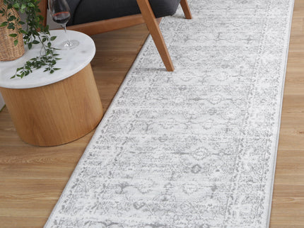Provence Montpellier Grey Traditional Rug - PROV09