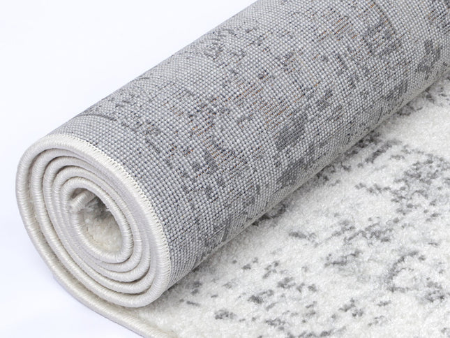 Provence Trellis Cream & Light Grey Rug - PROV10