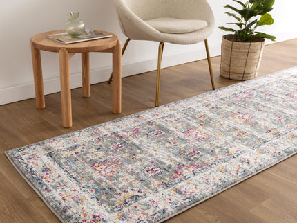 Provence Somerset Grey Multi Traditional Rug - PROV19