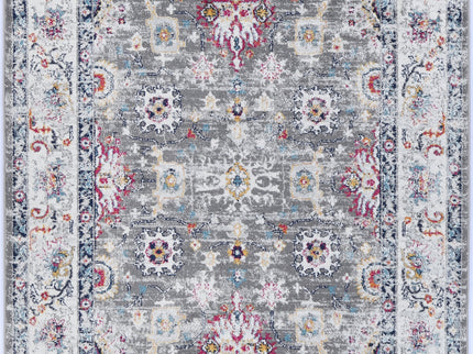 Provence Somerset Grey Multi Traditional Rug - PROV19