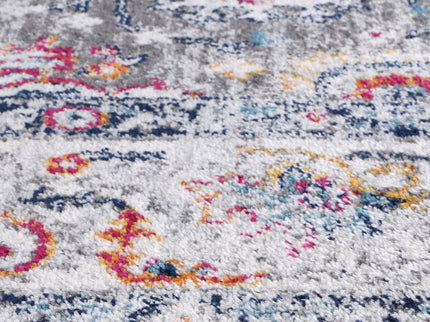 Provence Somerset Grey Multi Traditional Rug - PROV19