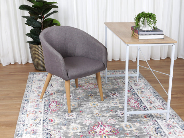 Provence Somerset Grey Multi Traditional Rug - PROV19