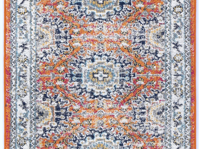 Provence Pagnol Rust Multi Traditional Rug - PROV20