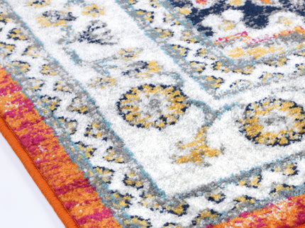 Provence Pagnol Rust Multi Traditional Rug - PROV20