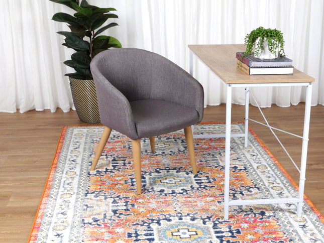 Provence Pagnol Rust Multi Traditional Rug - PROV20