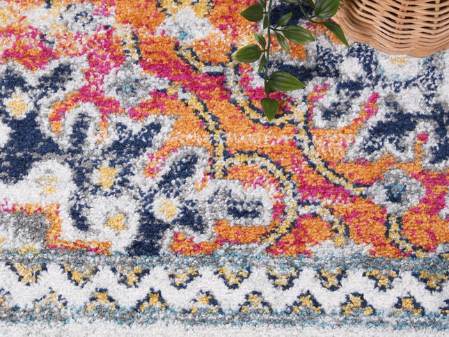 Provence Pagnol Rust Multi Traditional Rug - PROV20