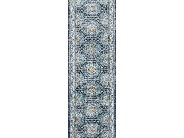 Provence Ventoux Navy Multi Traditional Rug - PROV21
