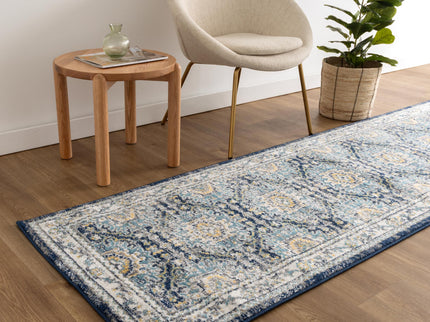 Provence Ventoux Navy Multi Traditional Rug - PROV21