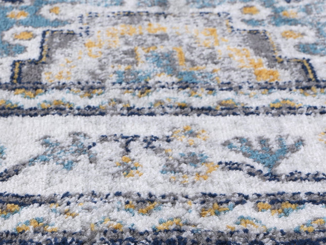 Provence Ventoux Navy Multi Traditional Rug - PROV21