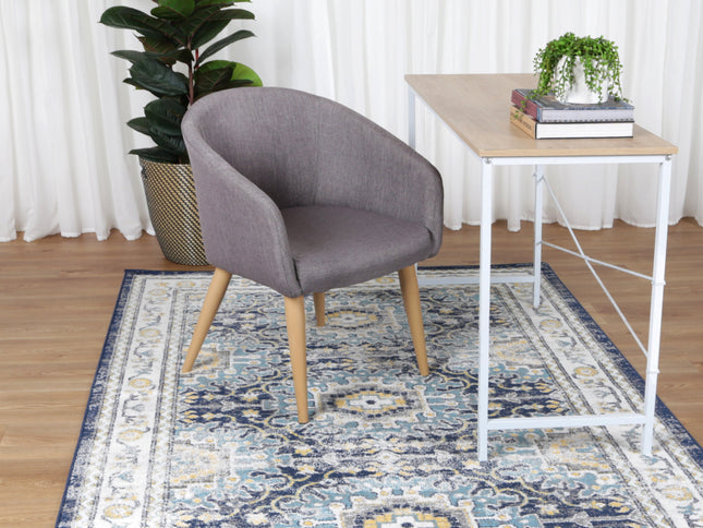 Provence Ventoux Navy Multi Traditional Rug - PROV21
