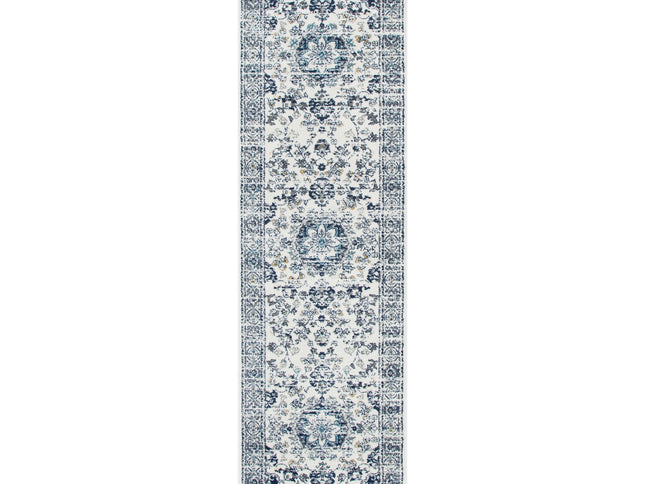 Provence Alpes Navy Multi Traditional Rug - PROV22