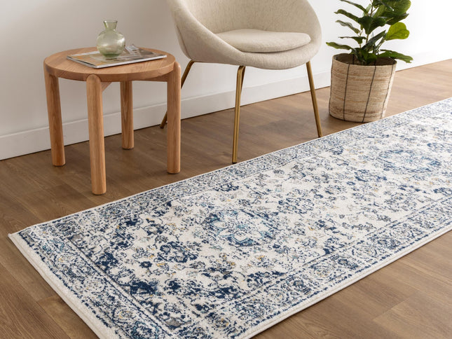 Provence Alpes Navy Multi Traditional Rug - PROV22