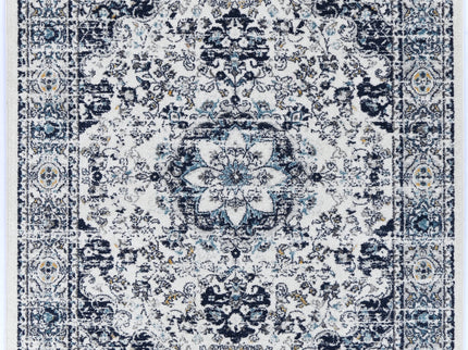 Provence Alpes Navy Multi Traditional Rug - PROV22