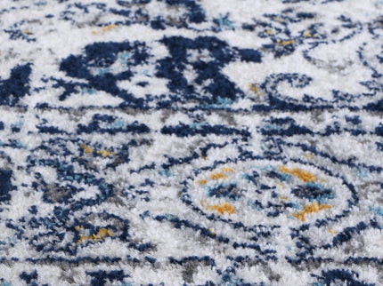 Provence Alpes Navy Multi Traditional Rug - PROV22