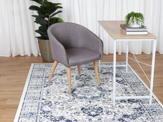 Provence Alpes Navy Multi Traditional Rug - PROV22