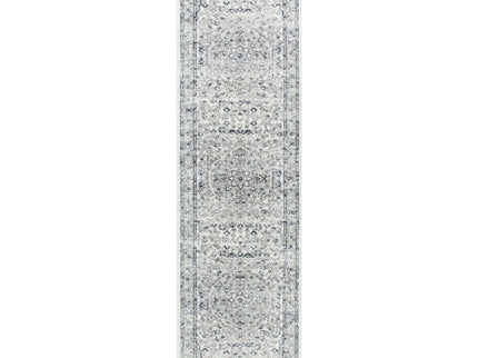 Provence Vallonnet Cream Navy Floral Rug - PROV23